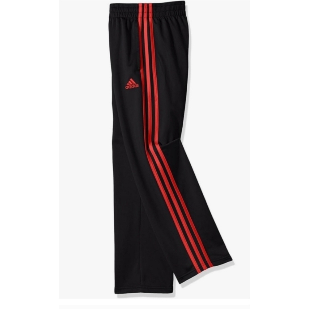 Adidas Boy's Three Striped Fleece Sweatpants